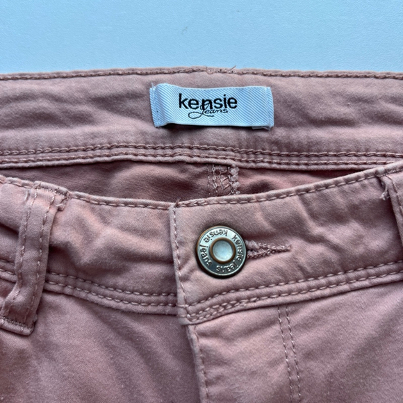 Kensie Jeans Women's Mid-Rise Ankle Jeans Dusty Rose 6/28 - Picture 8 of 8